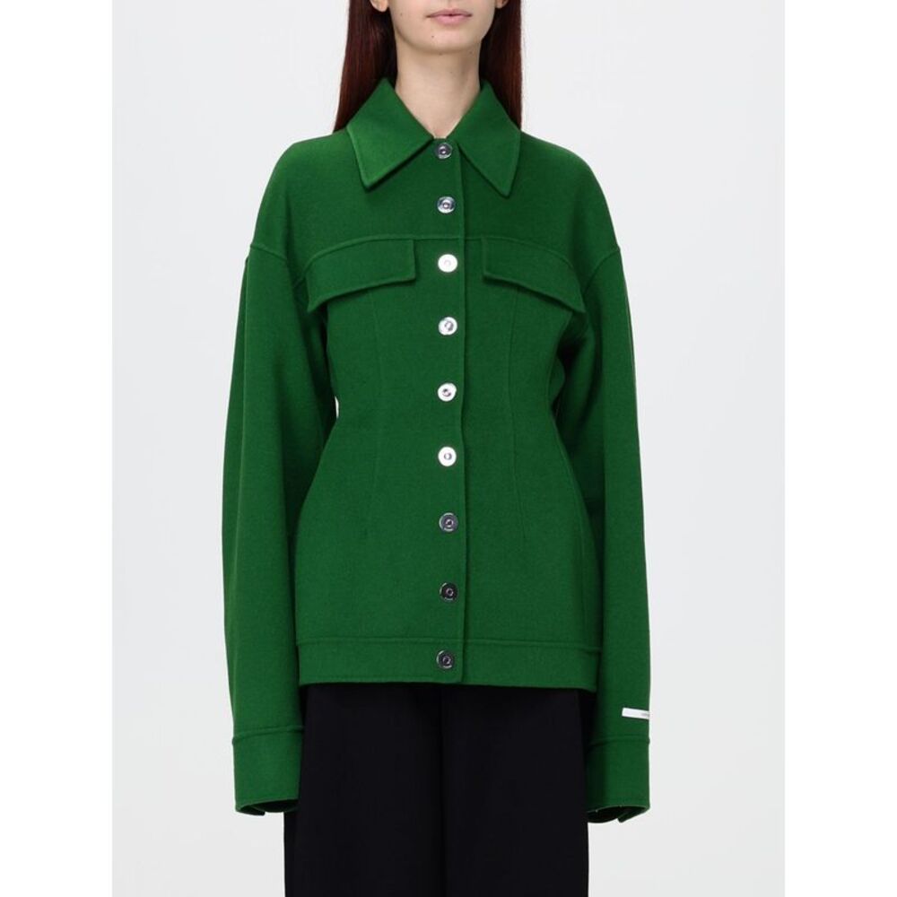 Sportmax Women Sportmax Slim Fit Single-Breasted Short Coat In Pure Virgin Wool